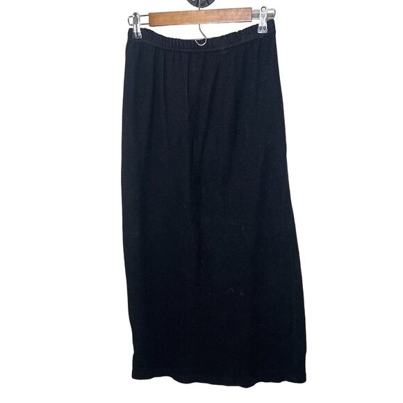 Timbukto Vintage Womens Modest Maxi Skirt Black Sz Small - Picture 1 of 4